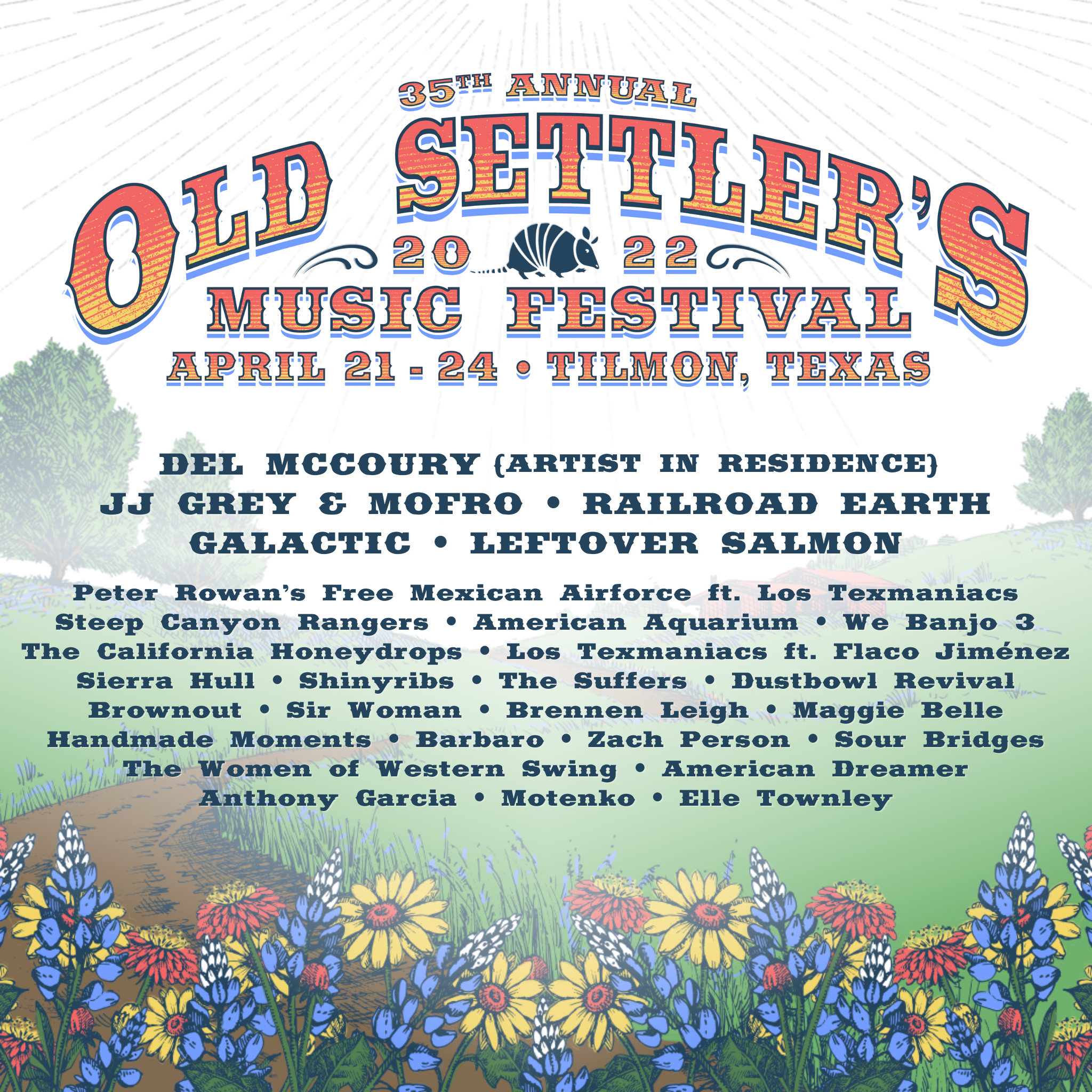 Old Settler's Music Festival Announce Schedule Grateful Web